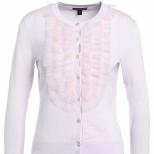 J. Crew Medium Purple Jackie Cardigan Long Sleeve